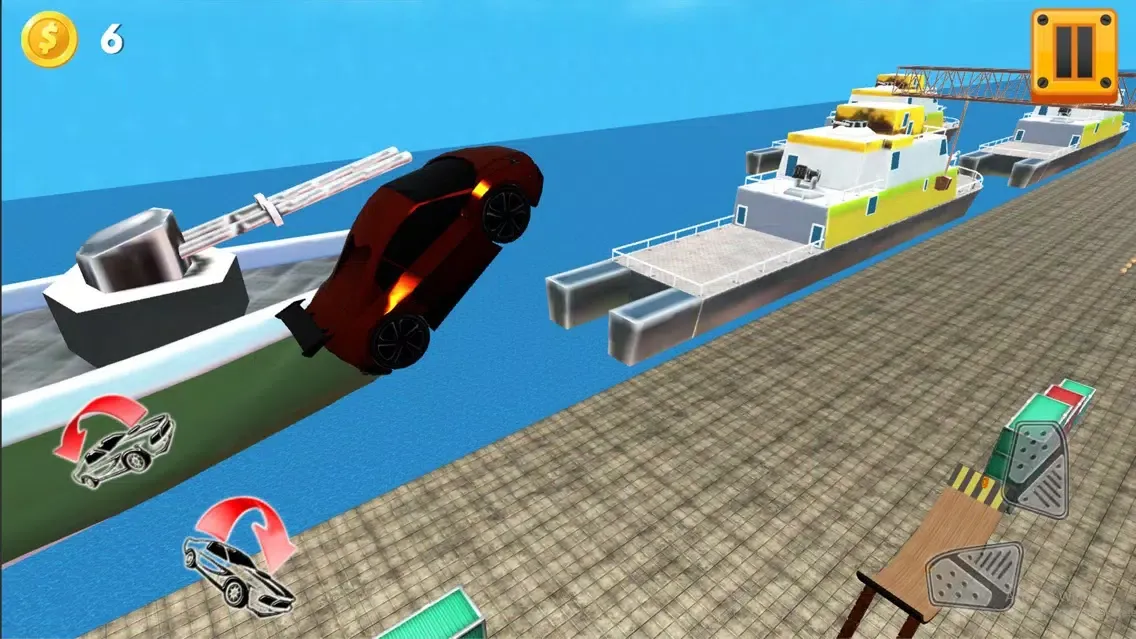 Capturas de tela do Extreme Driving Cars Stunts