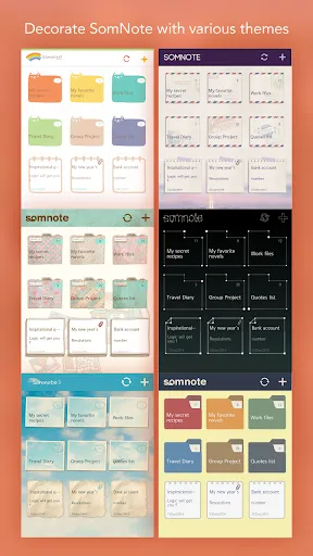 ภาพหน้าจอของ SomNote - Beautiful note app