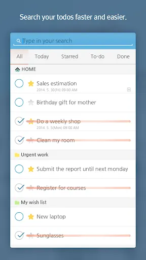 Скриншоты SomTodo - Task/To-do widget