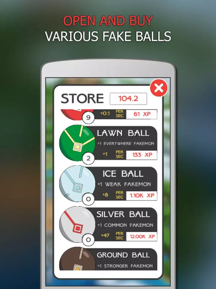 Fakemon Clicker | Fanfic Incremental idle game iPad  স্ক্রিনশট