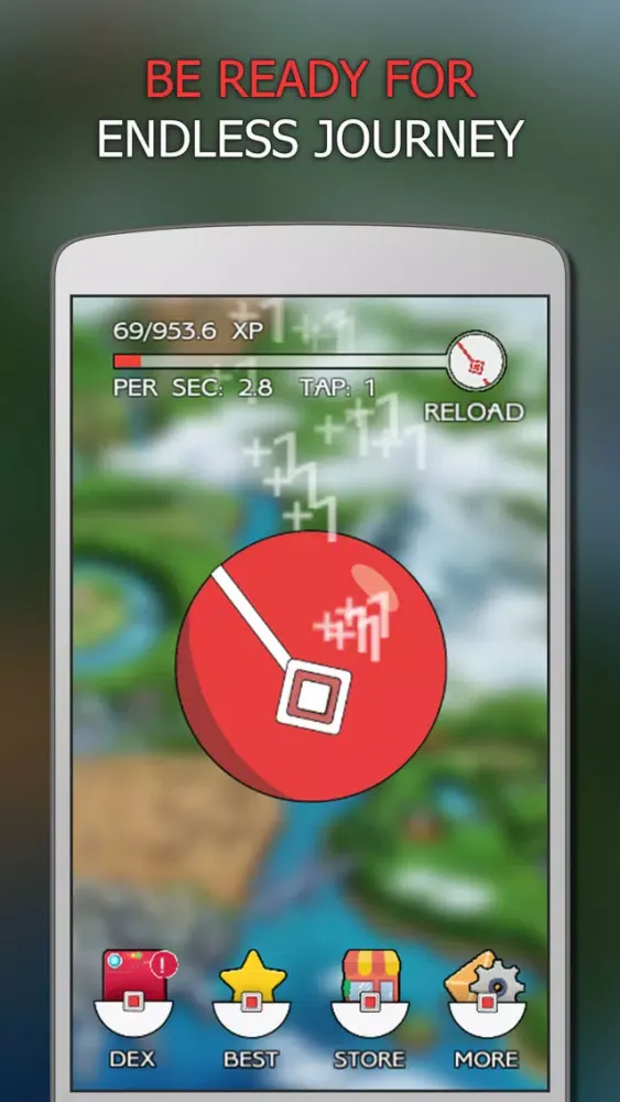 Fakemon Clicker | Fanfic Incremental idle game স্ক্রিনশট