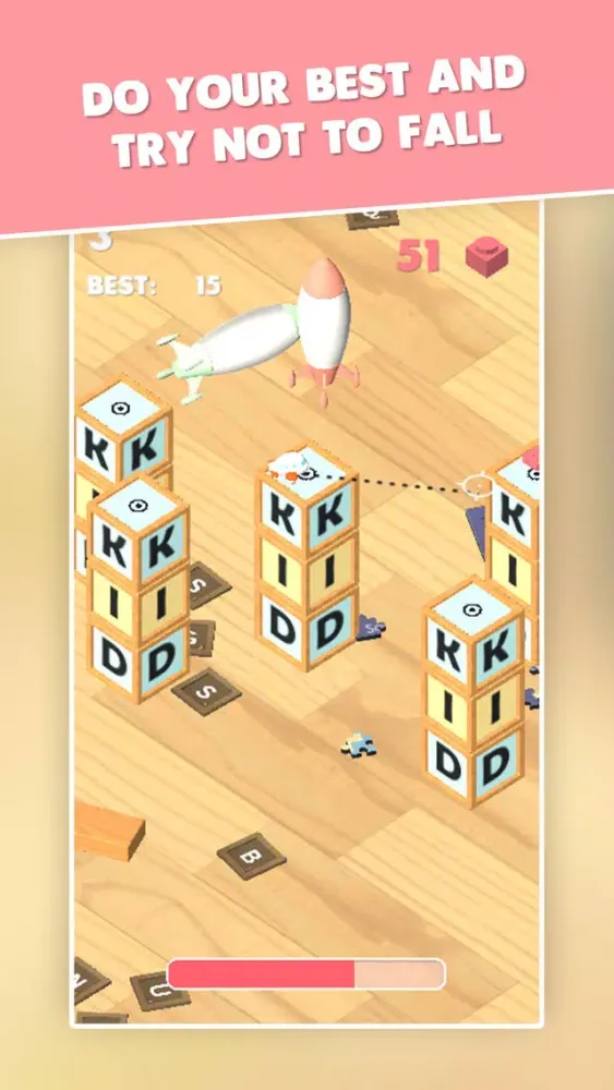 Overleap - free endless jump game about toys應用截圖