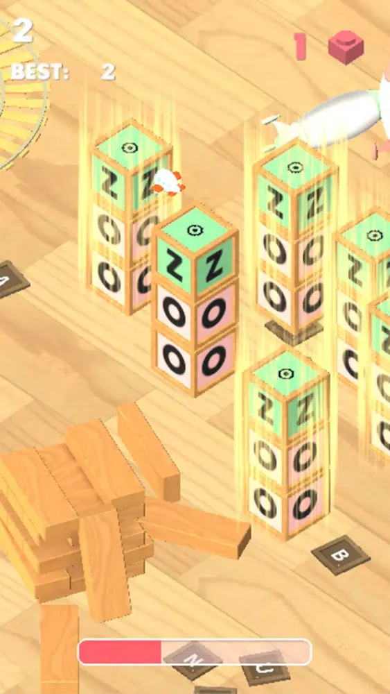 Overleap - free endless jump game about toys應用截圖
