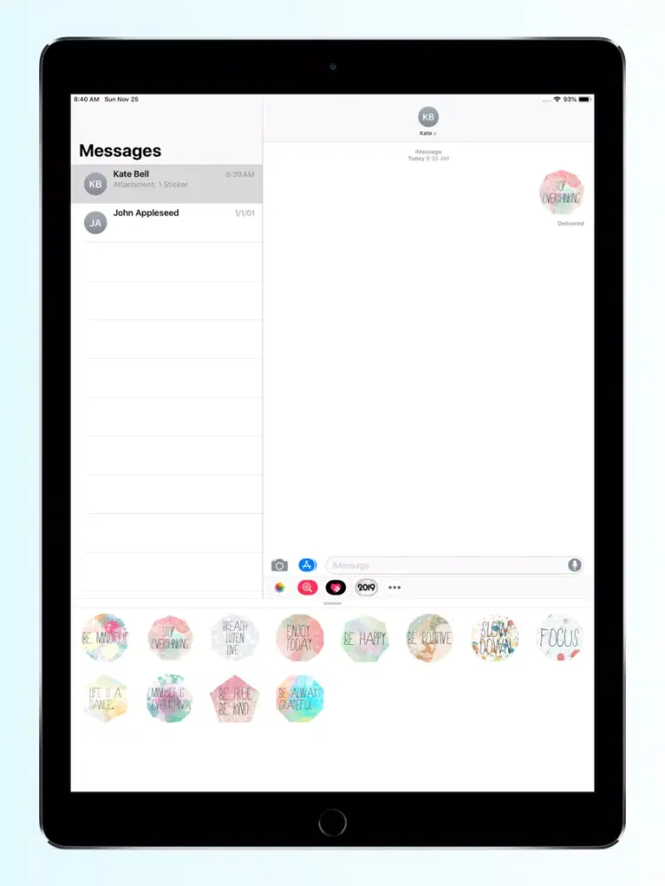 Mindfulness Calendar 2019 iPad 應用截圖