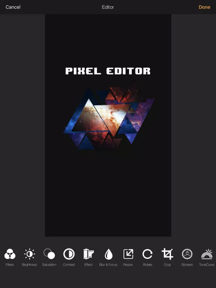 Pixel Studio Editor iPad  Screenshots
