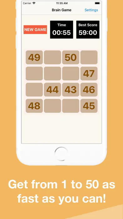 Brain Game: 1 to 50 Screenshots