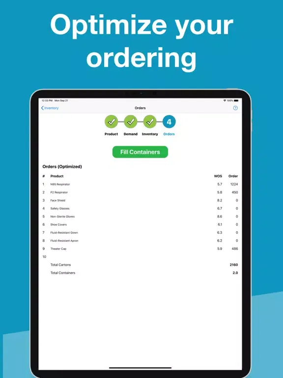 Скриншоты Container Fill iPad 
