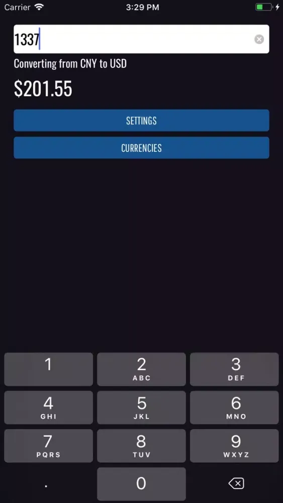 To Dollar Converter Screenshots