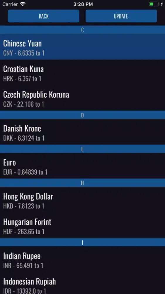 To Dollar Converter Screenshots