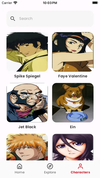 Tangkapan skrin Anime Wiki: Tracking the Anime
