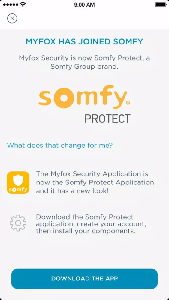 Myfox Security Application Screenshots