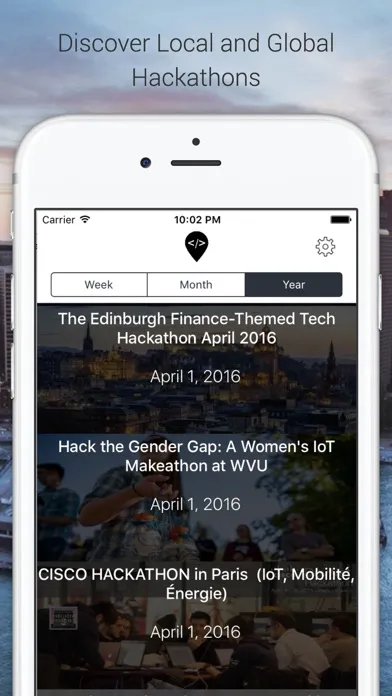 Hackathons - Search Local and Global Hackathons应用截图