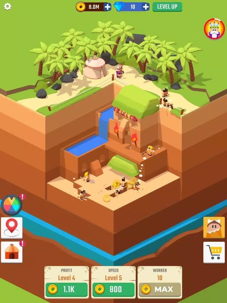 Idle Digger Inc. iPad  Ekran Görüntüleri