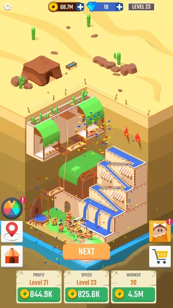 Idle Digger Inc. Ekran Görüntüleri