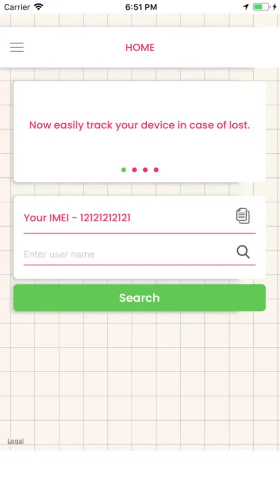 Captures d'écran de Track Your Lost Device
