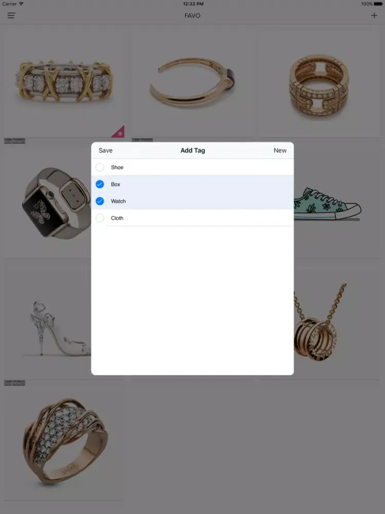 Favo - collect your favorite things iPad  سکرین شاٹس