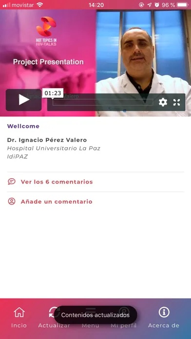 Hot Topics in HIV-Talks Screenshots