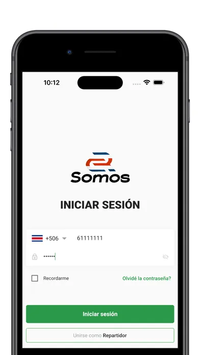 Ảnh chụp màn hình của SomosCR - Repartidor