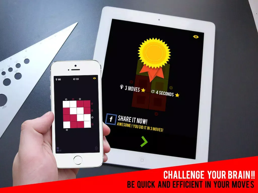Tangkapan layar Brainsquare iPad 