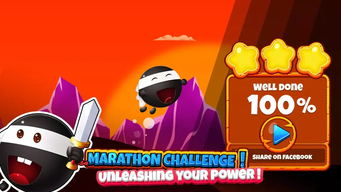 Boru the running ninja 스크린샷