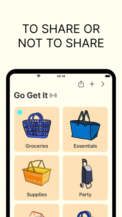 Go Get It - Grocery bag Screenshots