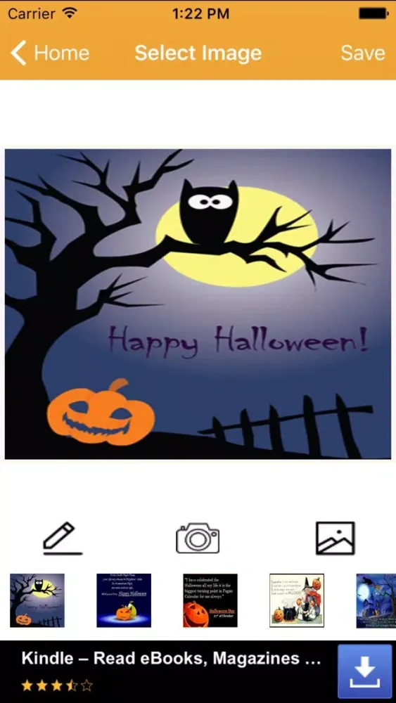Halloween Greeting Card Wishes應用截圖