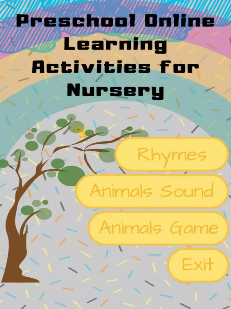 Preschool Online Learning App iPad  Screenshots