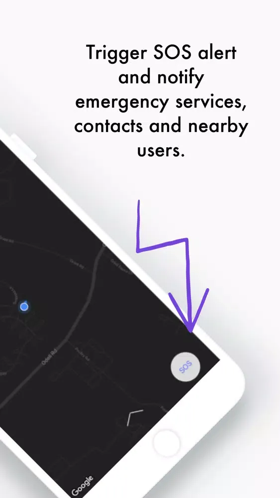 Скриншоты Bloo Safety App