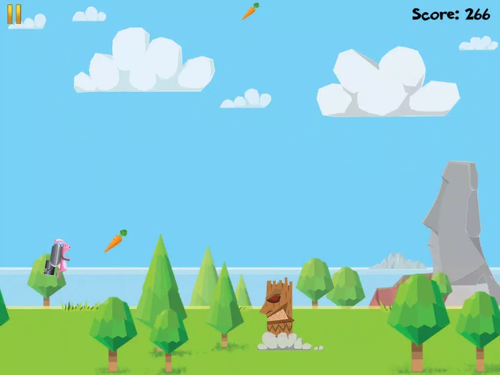 Capturas de tela do Super Jet Bunny iPad 