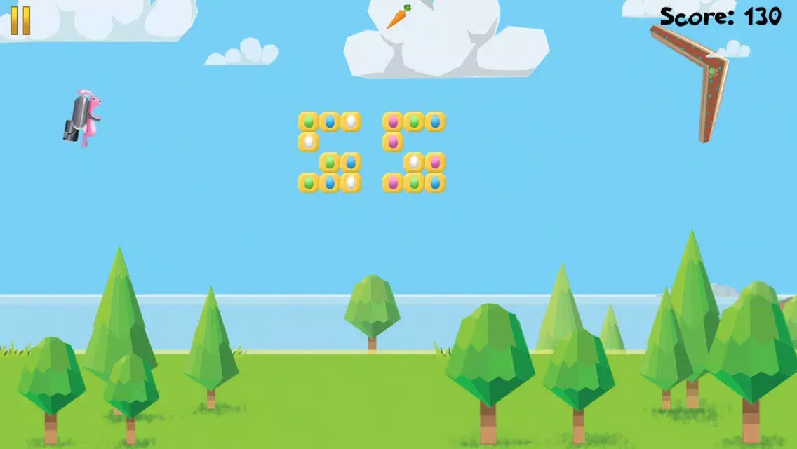 Capturas de tela do Super Jet Bunny