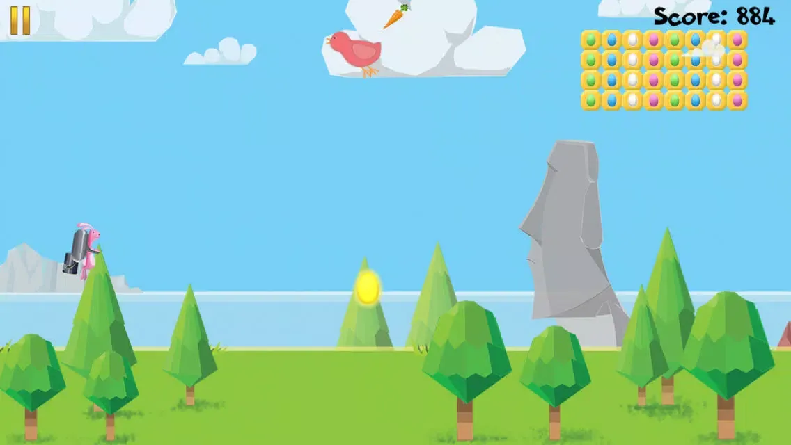Capturas de tela do Super Jet Bunny