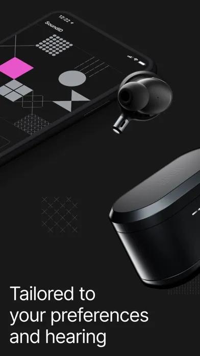 Ảnh chụp màn hình của SoundID for enabled headphones