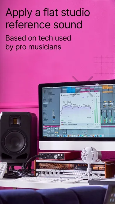 Ảnh chụp màn hình của SoundID for enabled headphones