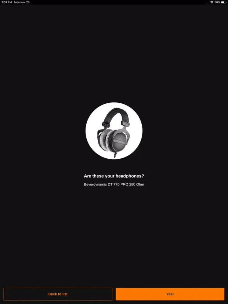 Скриншоты Sonarworks True-Fi iPad 