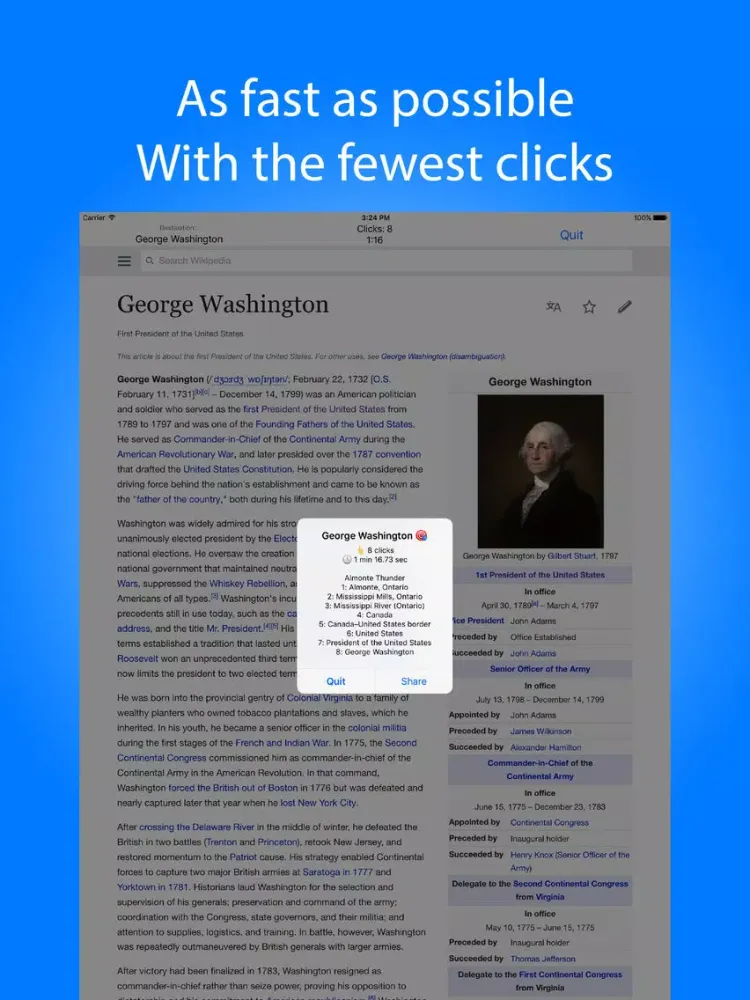 Clickipedia iPad 應用截圖