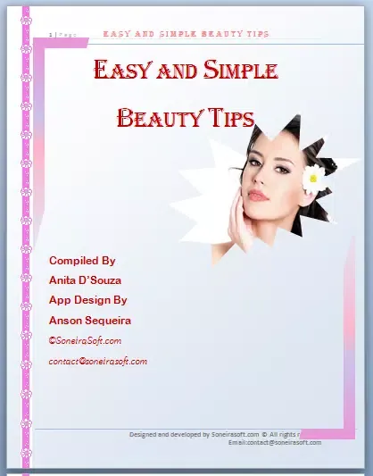 Capturas de pantalla de Easy And Simple Beauty Tips