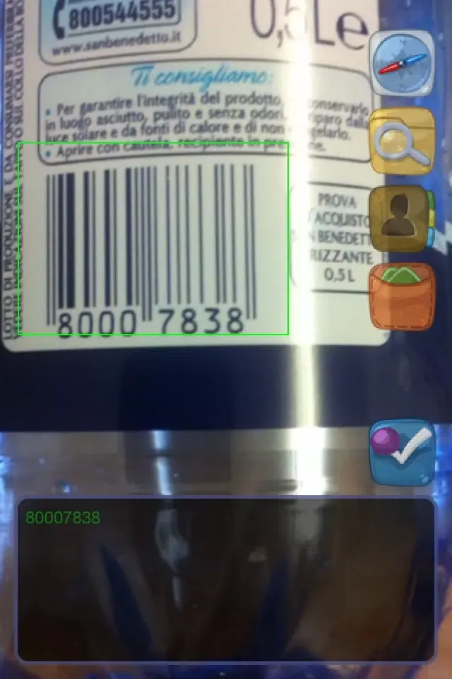 Ảnh chụp màn hình của FindProduct by Bar & QR Code add contact to address book