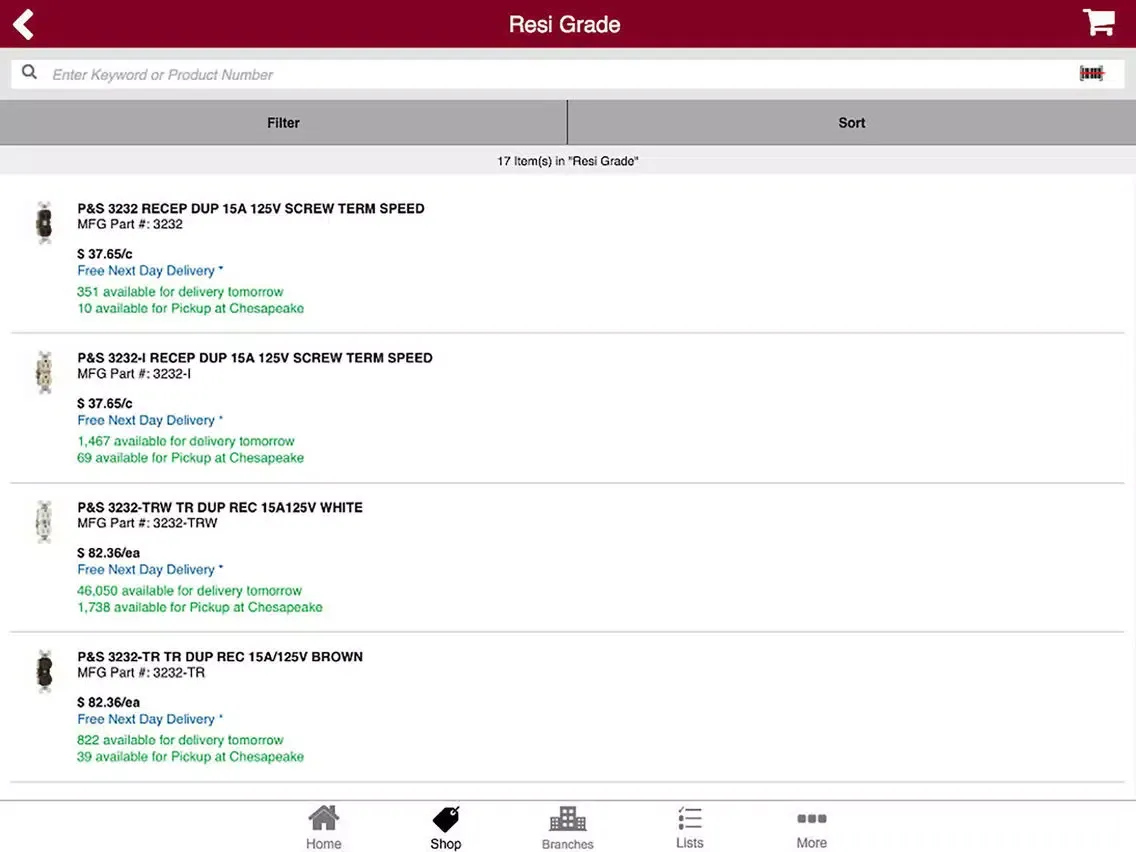 CapitalTristate Electrical iPad  Screenshots