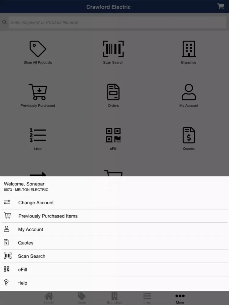 Crawford Electric iPad  Screenshots