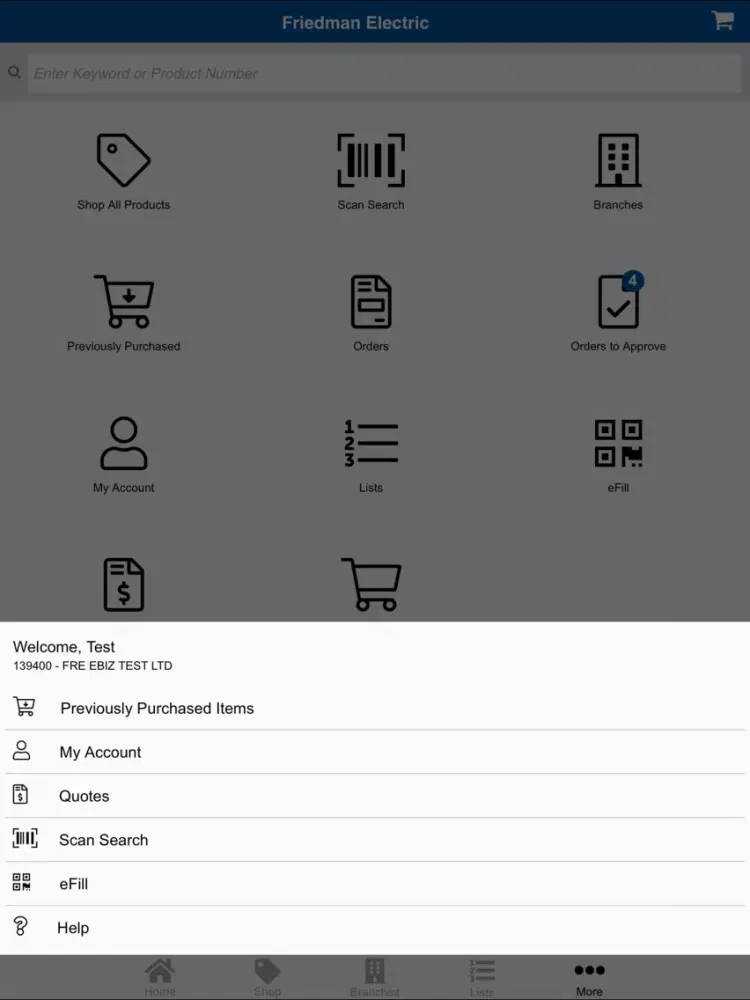 Friedman Electric iPad  Screenshots