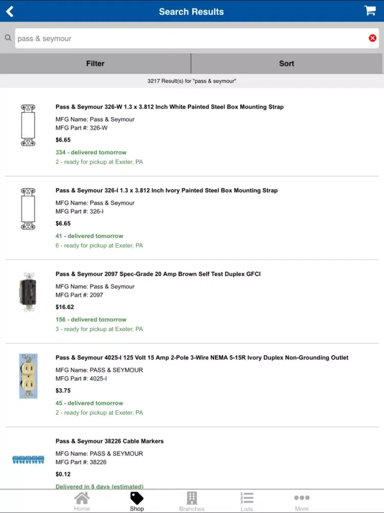 Friedman Electric iPad  Screenshots