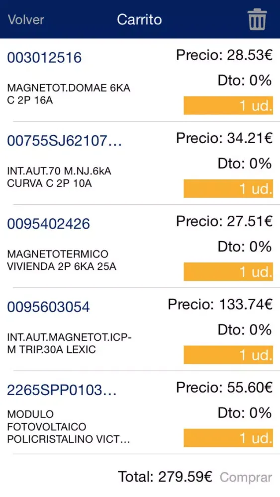 Catálogo productos Hispanofil Screenshots