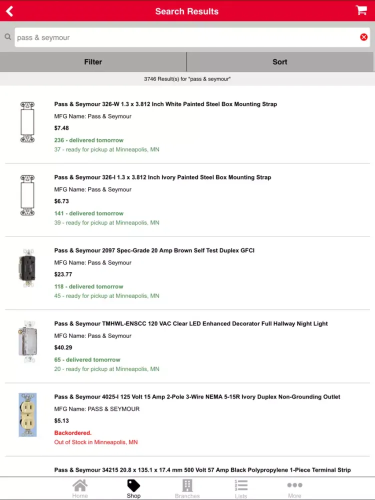 Viking Electric Supply iPad Screenshots