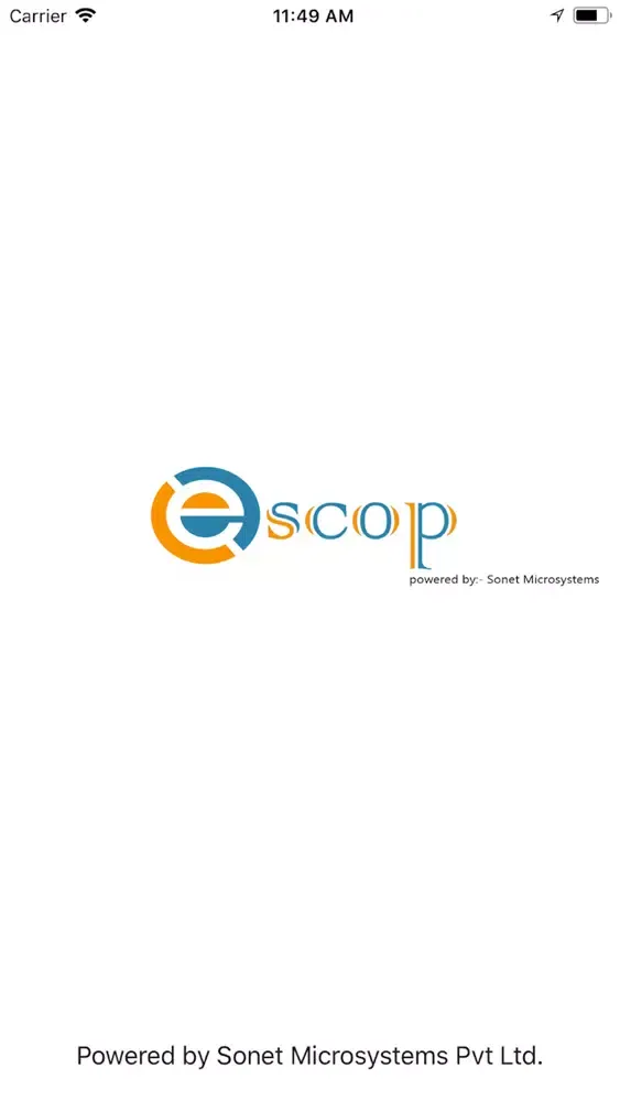 تصاویر eSCOP Admin App