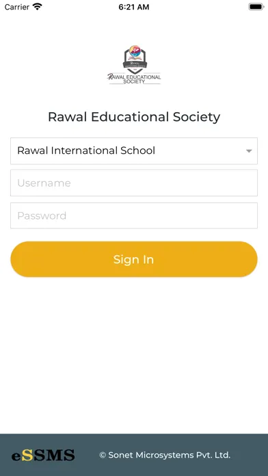 Screenshot di Rawal Educational Society