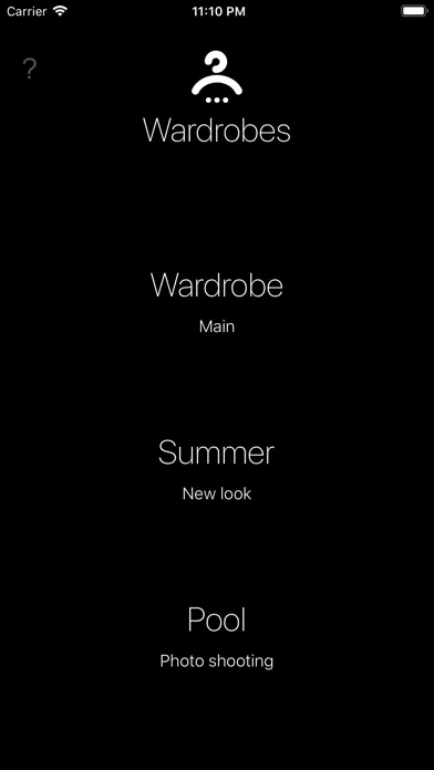 Capturas de tela do Wardrobe Assistant Pro