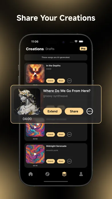 Music AI: Song & Cover Maker Screenshots