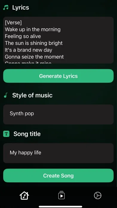 AI Song : AI Music Generator سکرین شاٹس