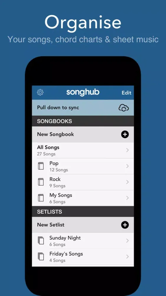 Songhub スクリーンショット