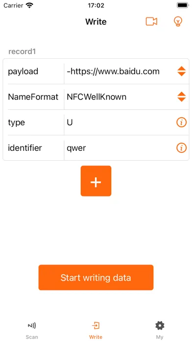 NFC Reader And Writer Screenshots